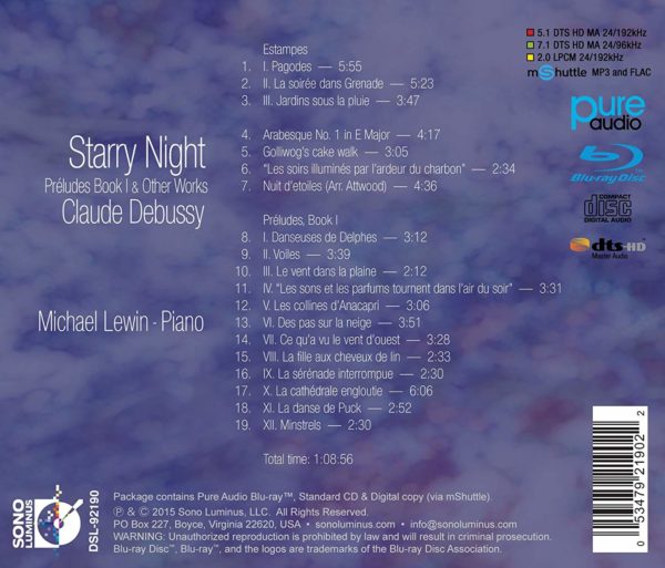 MICHAEL LEWIN - Debussy: Starry Night - Image 2