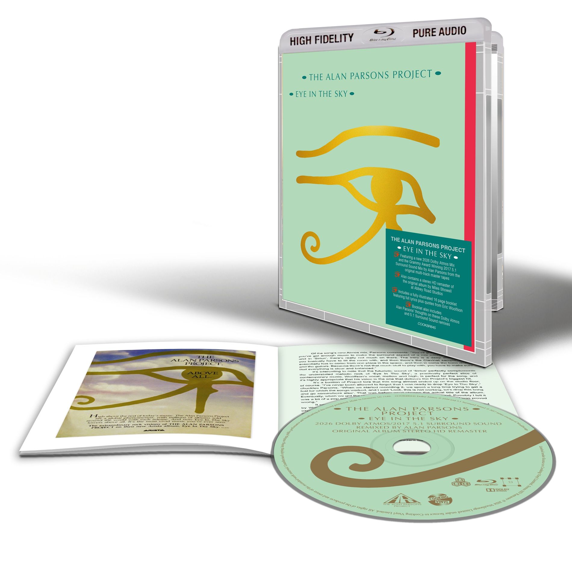 Produkdarstellung mit Hülle, Booklet und CD